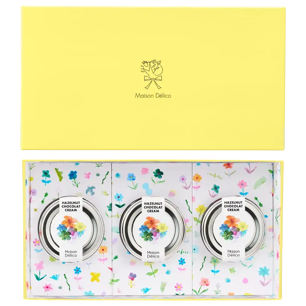 「ヘーゼルナッツショコラクリーム」3本 上代3,240円(税込)