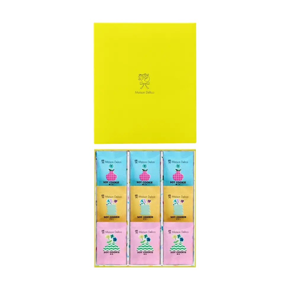 「ソイクッキー」9枚入(3種) 上代1,080円(税込)